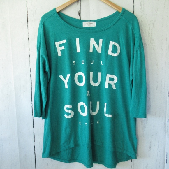 soulcycle Tops - Soulcycle T Shirt Find Your Soul Cycling Skull